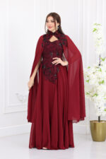 ⁦فستان سهرة شيفون فاخر⁩ - الصورة ⁦5⁩