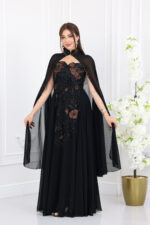 ⁦فستان سهرة شيفون ملكي⁩ - الصورة ⁦7⁩