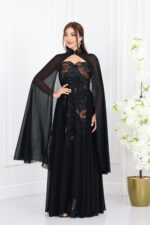 ⁦فستان سهرة شيفون ملكي⁩ - الصورة ⁦2⁩