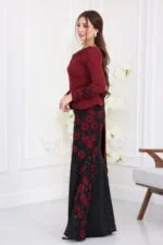 ⁦فستان سهرة تطريز فاخر⁩ - الصورة ⁦5⁩