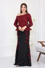 ⁦فستان سهرة تطريز فاخر⁩ - الصورة ⁦2⁩