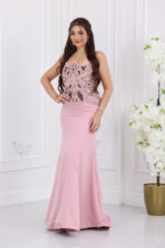 فستان سهرة تطريز راقي