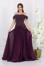 ⁦فستان شيفون سهرة⁩ - الصورة ⁦2⁩