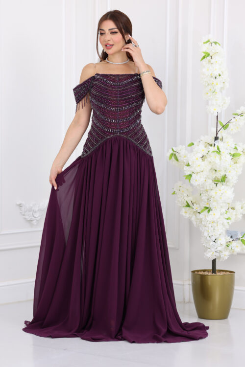 فستان شيفون سهرة