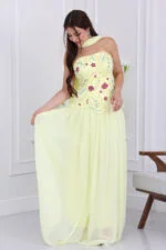 ⁦فستان شيفون سهرة فاخر⁩ - الصورة ⁦3⁩