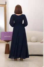 فستان طويل سهرة شيفون